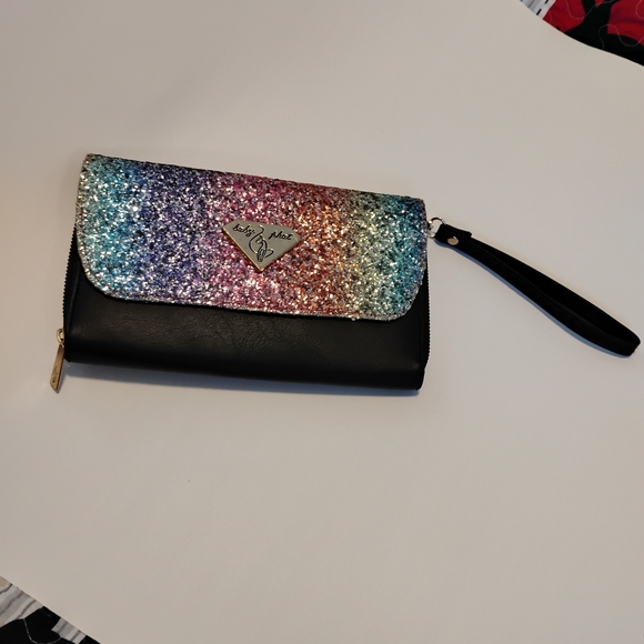 Baby Phat Multicolor Glitter Clutch - Picture 2 of 14